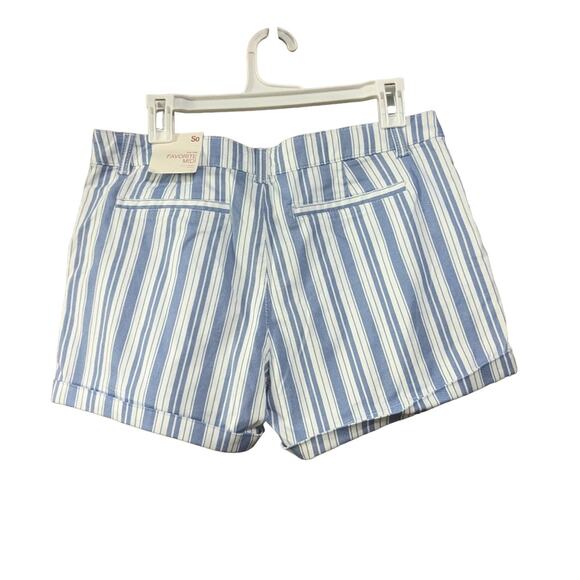 So Low Rise striped midi shorts 4in Inseam Stretch Size 11 - Picture 2 of 8